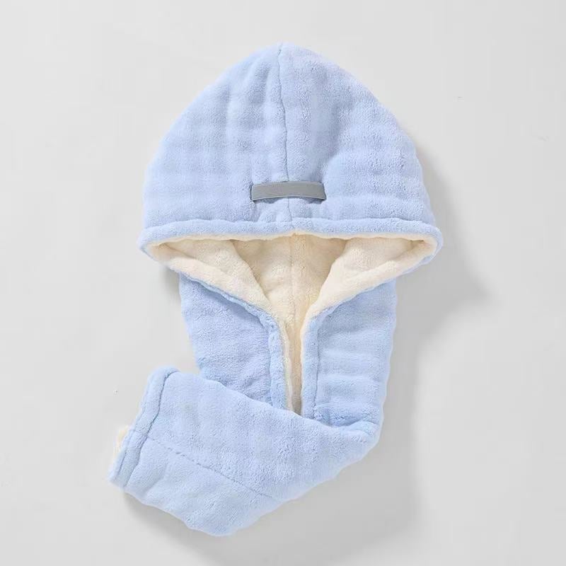 Női hajszárító sapka, korall flock anyag, 140–169 g, szegélyezés, Chuhui márka