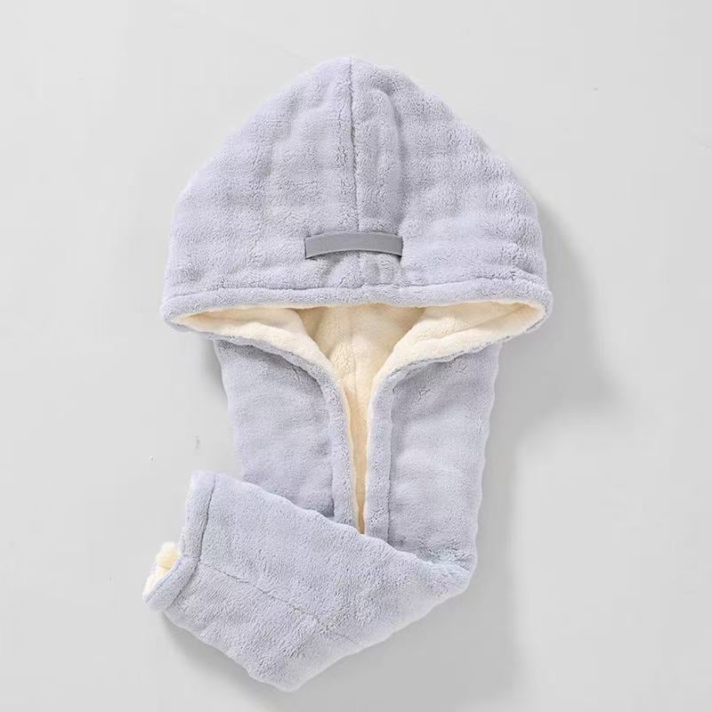 Női hajszárító sapka, korall flock anyag, 140–169 g, szegélyezés, Chuhui márka