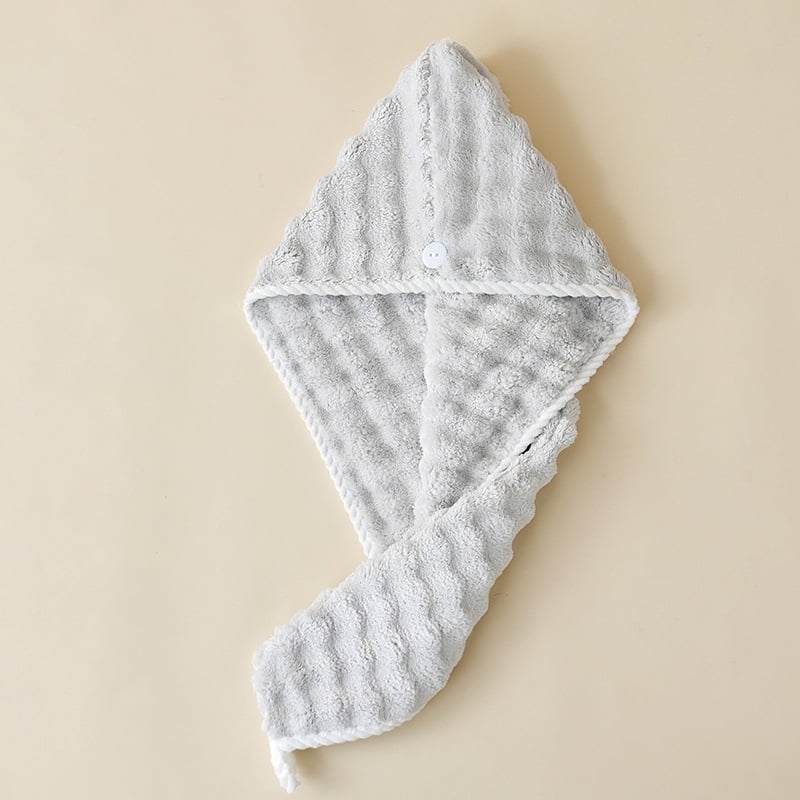 Női hajszárító sapka, korall flock anyag, 140–169 g, szegélyezés, Chuhui márka