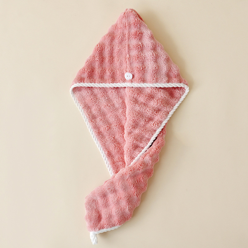 Női hajszárító sapka, korall flock anyag, 140–169 g, szegélyezés, Chuhui márka