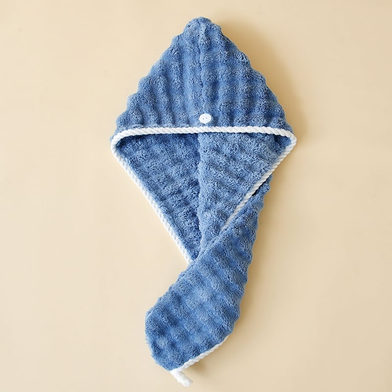 Női hajszárító sapka, korall flock anyag, 140–169 g, szegélyezés, Chuhui márka