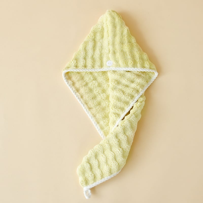 Női hajszárító sapka, korall flock anyag, 140–169 g, szegélyezés, Chuhui márka