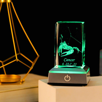 Nakts gaismas dekors ar pieskāriena sensoru, seši mirgošanas režīmi un dubultā lampas pamatne — plastmasa, mūsdienīgs stils