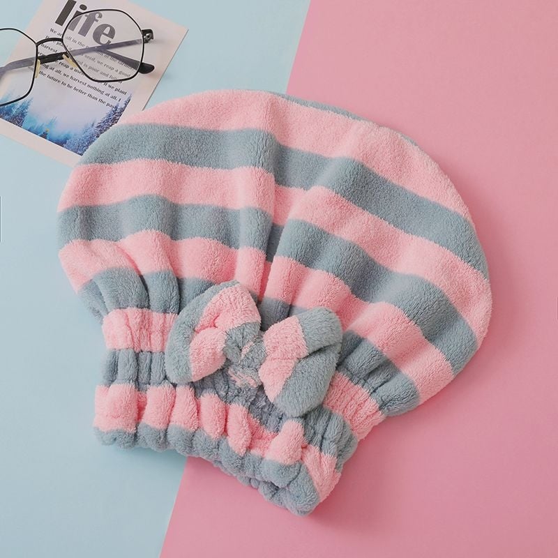 Unique mikrošķiedras matu žāvēšanas cepure, 150D diegs, masa zem 30 g