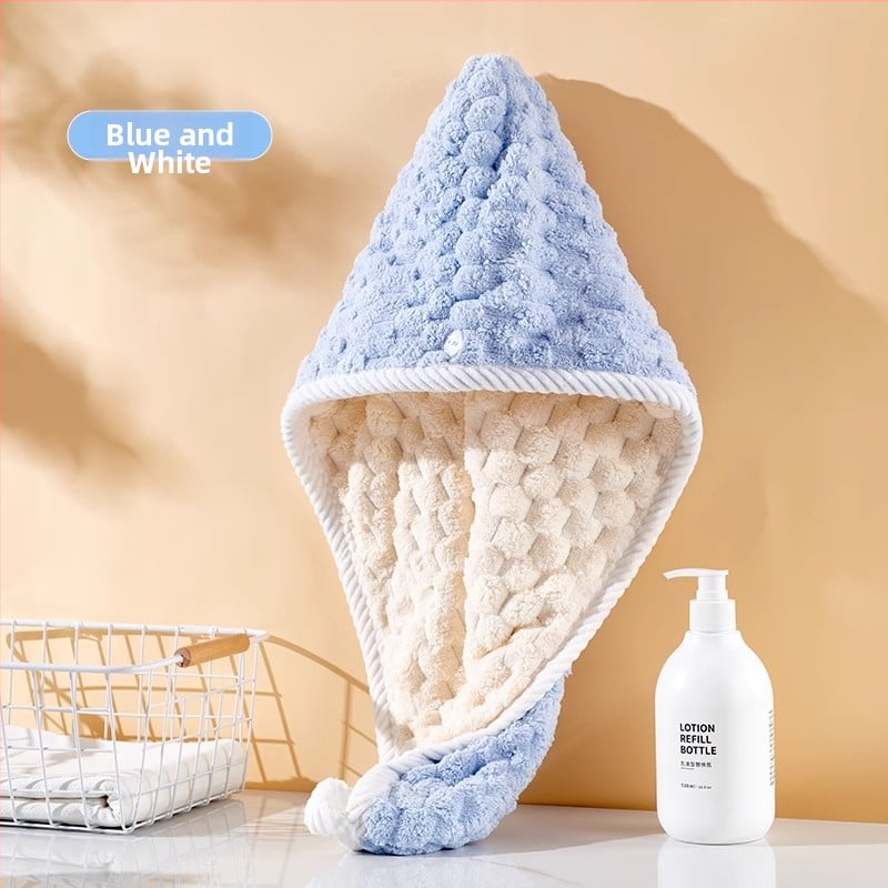 Gyerekeknek szánt hajszárító sapka, dupla rétegű, vastagabb, nagy nedvszívó képesség, gyors száradás