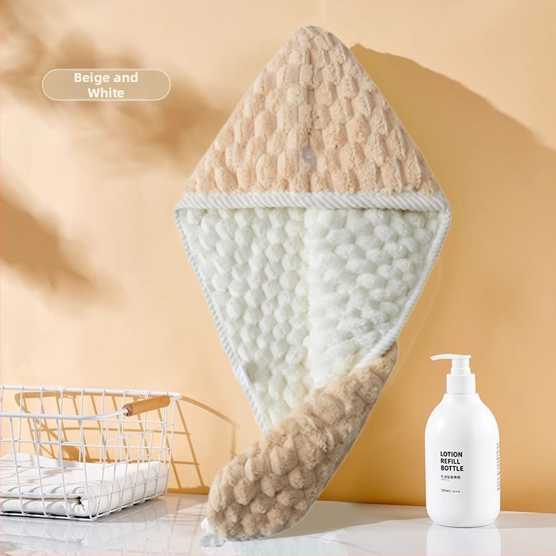 Gyerekeknek szánt hajszárító sapka, dupla rétegű, vastagabb, nagy nedvszívó képesség, gyors száradás