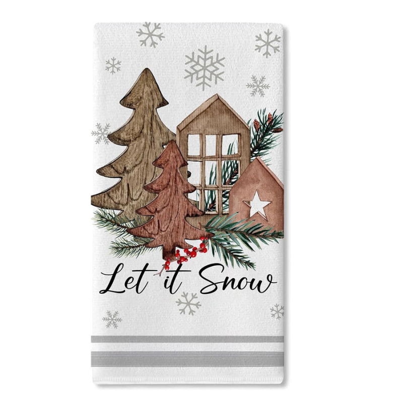 Spausdintas virtuvinis rankšluostis su be apsukimo siūlo, 70 g, superfin pluoštas, logotipo spausdinimas, absorbavimas 0–5 s