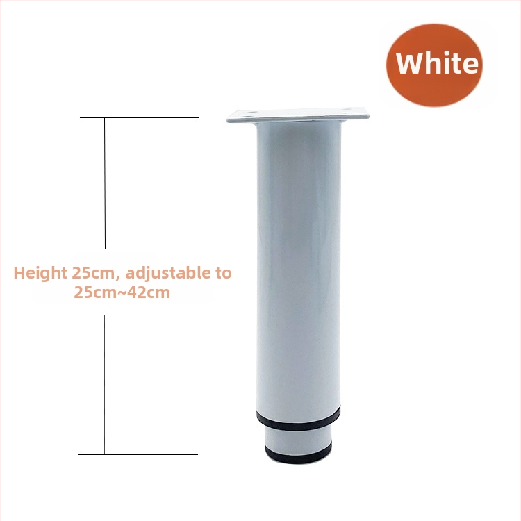 Teleskopinės spintelės kojos, reguliuojamos metalo baldų kojos, šaltai valcuotas plienas, purškimo apdaila, šiuolaikinis minimalistinis stilius