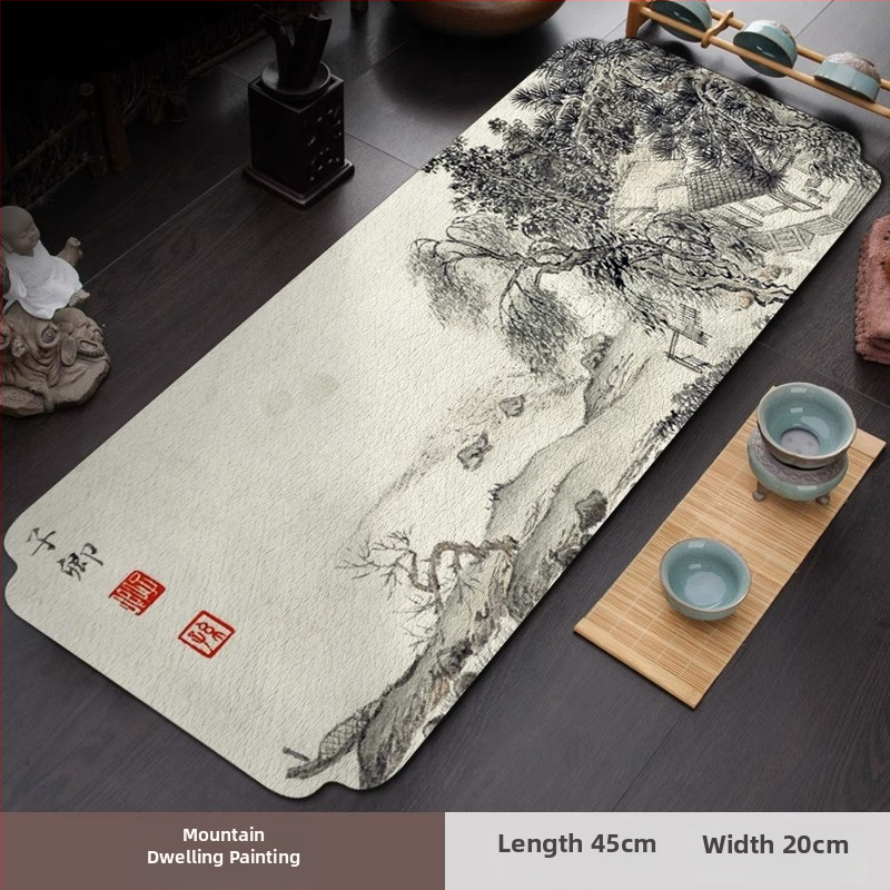 Suede tējas dvielis, 500 g, absorbcija 5-10 s, pielāgošana pieejama, zīmols Grapefruit lattice