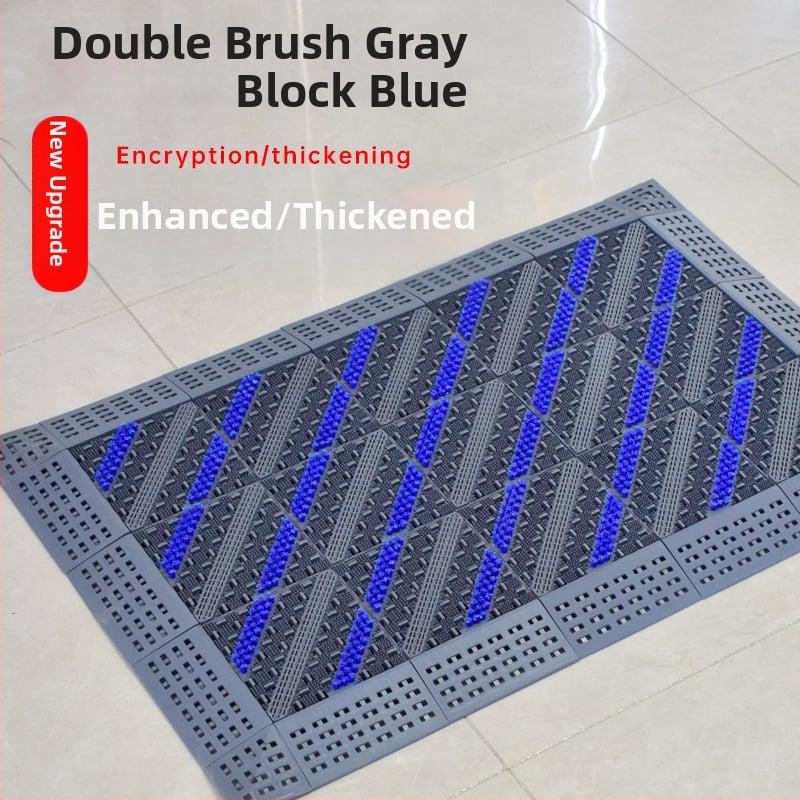 Подова постелка - нехлъзгаща се, външна входна за хотел, събира кал и прах, квадратна, дебелина 2,5 cm, пластмасов полимер, персонализируема за комерсиална употреба