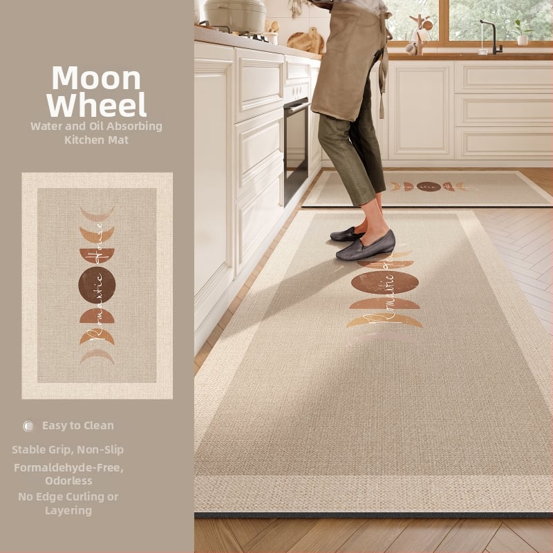 Кухненски подов килим: Неплъзгащ се, Маслоустойчив, Миещ се, Водопоглъщащ, Диатомна глина