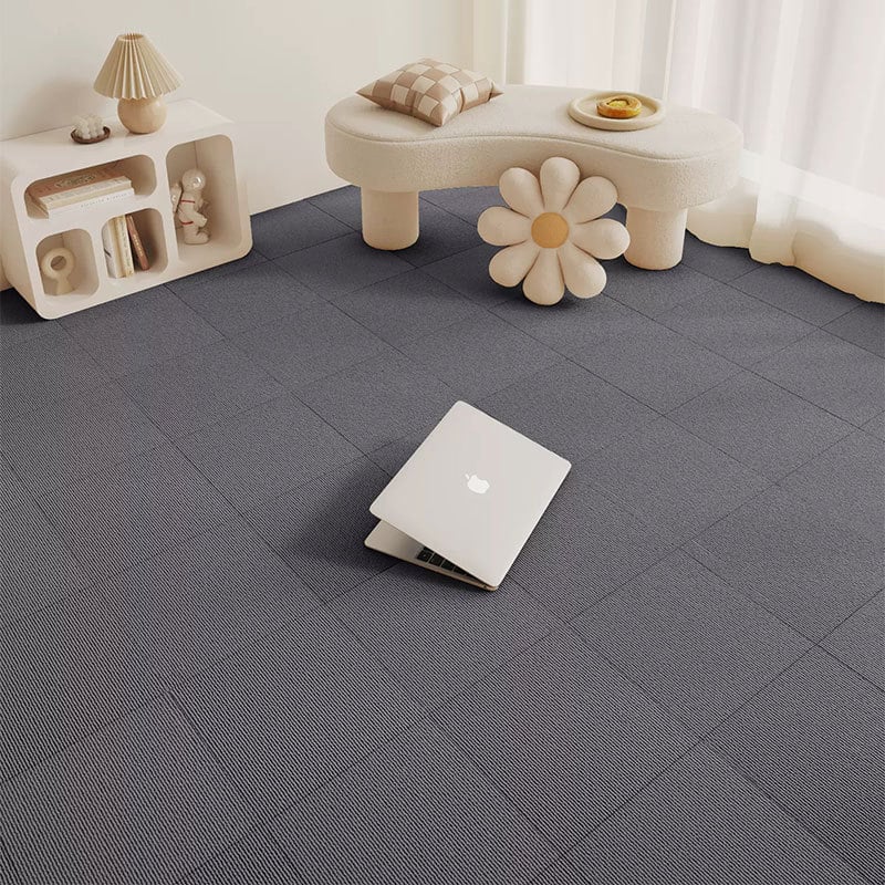 Pašlīmējošas kvadrātveida grīdas plāksnes, poliestera šķiedra, vienots raksts, mazgājam veļas mašīnā, japāņu stils, mūsdienīga vienkāršība