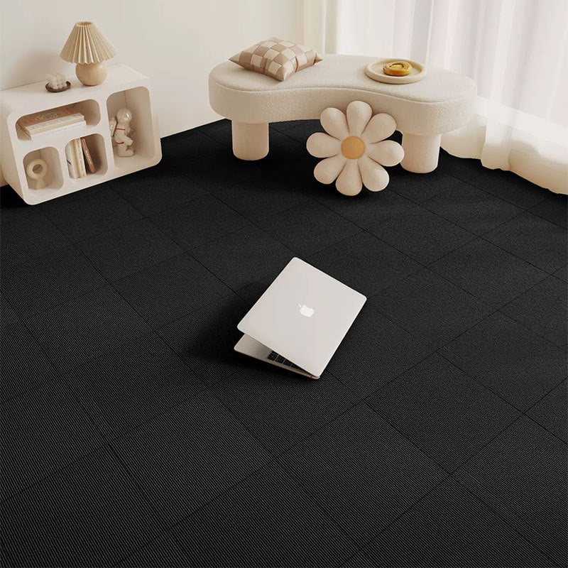 Pašlīmējošas kvadrātveida grīdas plāksnes, poliestera šķiedra, vienots raksts, mazgājam veļas mašīnā, japāņu stils, mūsdienīga vienkāršība