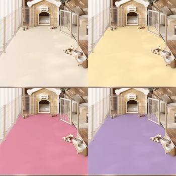 PVC paklājs mājdzīvniekiem, ūdensizturīgs un urīna noturīgs, viegli kopjams, kvadrāta forma, vienkrāsains dizains, piemērots dzīvojamajai istabai