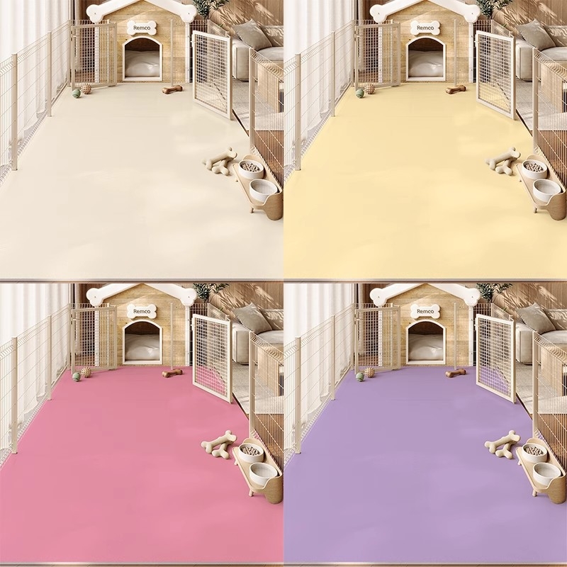 PVC paklājs mājdzīvniekiem, ūdensizturīgs un urīna noturīgs, viegli kopjams, kvadrāta forma, vienkrāsains dizains, piemērots dzīvojamajai istabai