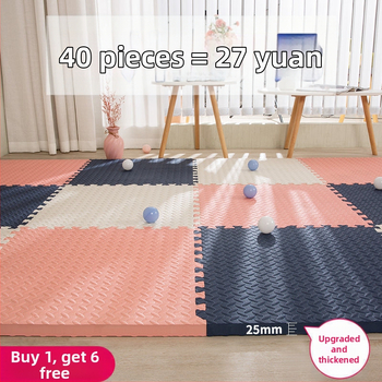 Bērnu putu pamatnes kilimats ar savienojamiem puzles elementiem, burbuļveida materiāls, guļamistabai, mūsdienīgs vienkāršums