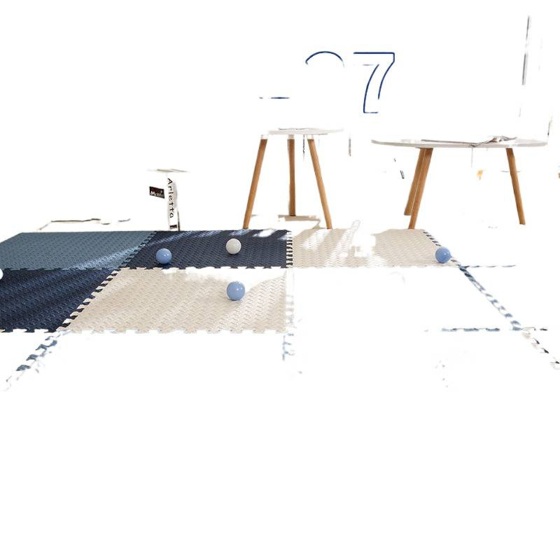 Bērnu putu pamatnes kilimats ar savienojamiem puzles elementiem, burbuļveida materiāls, guļamistabai, mūsdienīgs vienkāršums