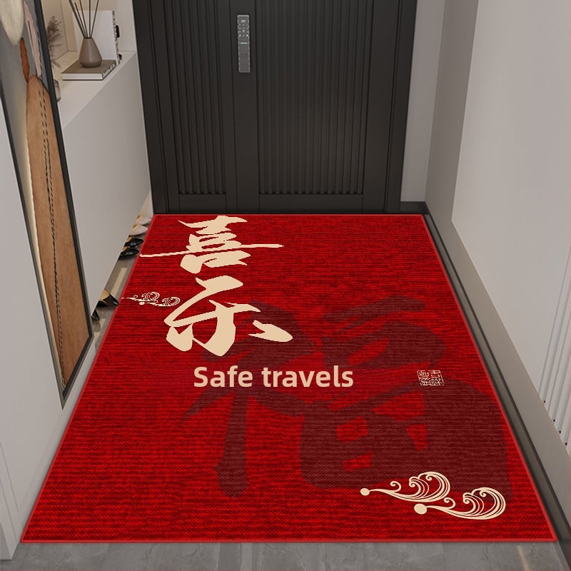 Ieejas paklājs, kristāla velūrs, kvadrāta forma, pielāgota apdruka, mazgājams