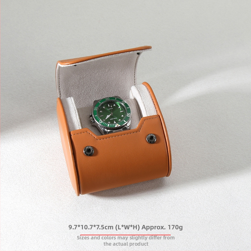 Pulksteņu uzglabāšanas kaste no PU ādas un velūra, ar 1 slotu/2 slotiem/3 slotiem, karstā uzdrukāšana, sudraba uzdrukāšana un serigrafija