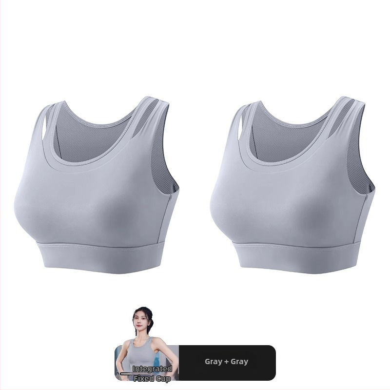 Γυναικείο αθλητικό σουτιέν με ενιαία σταθερή επένδυση στήθους, βασικό ύφασμα νάιλον, επένδυση από σπαντέξ (30–50%), χωρίς ιμάντες, τριγωνικά cups, μεσαίο σχήμα καλουπιού, απορροφά τον ιδρώτα, για τρέξιμο και γιόγκα