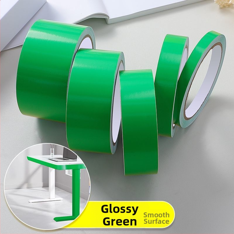 PVC декоративен стенен стикер лента – солиден модел, 1 бр., модерен минималистичен плосък дизайн