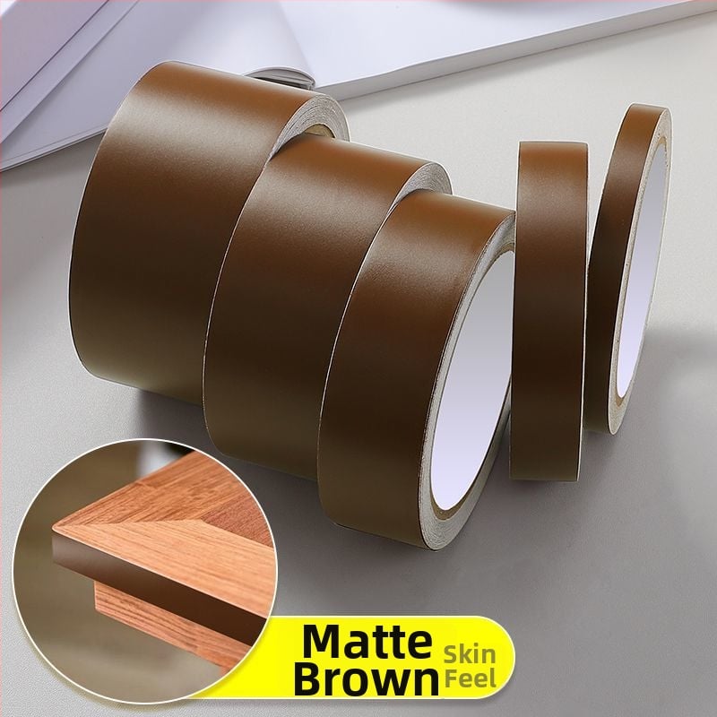 PVC декоративен стенен стикер лента – солиден модел, 1 бр., модерен минималистичен плосък дизайн