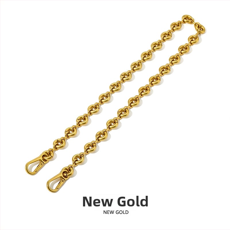 Чанта/Презрамка за рамо – сплавен синджир, облекчаване на товара, едноцветен дизайн, Лято 2024