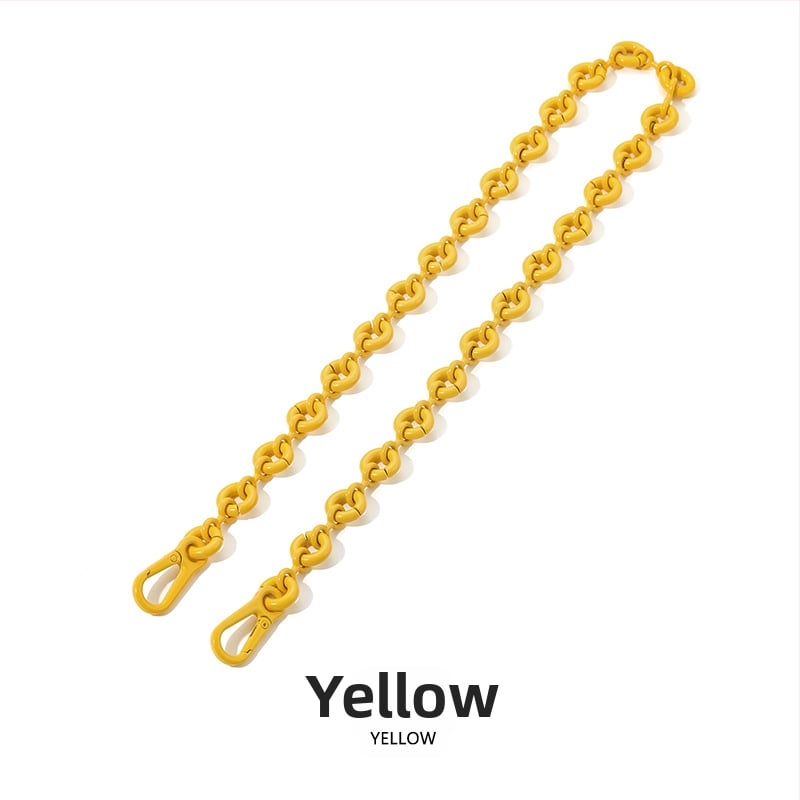 Чанта/Презрамка за рамо – сплавен синджир, облекчаване на товара, едноцветен дизайн, Лято 2024