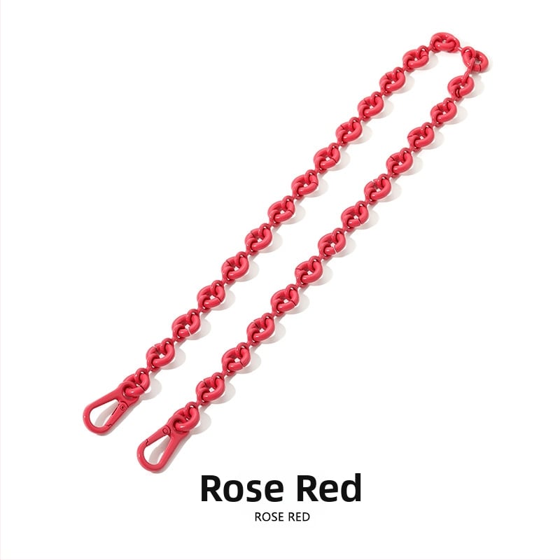 Чанта/Презрамка за рамо – сплавен синджир, облекчаване на товара, едноцветен дизайн, Лято 2024