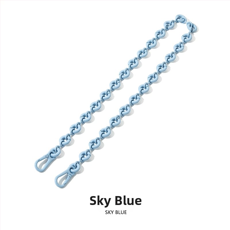 Чанта/Презрамка за рамо – сплавен синджир, облекчаване на товара, едноцветен дизайн, Лято 2024