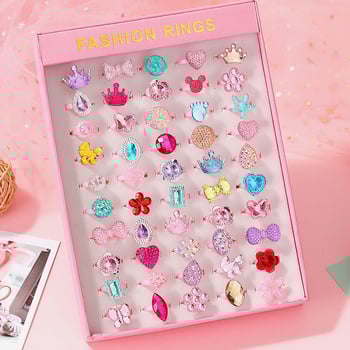 Gyermekeknek szánt műanyag/gyanta karikák, rajzfilm-stílus, kézzel készített, egyedi csomagolás