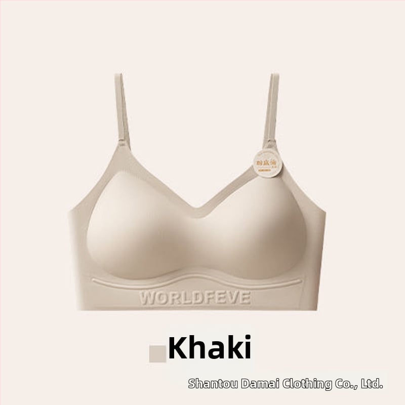 Nylon seamless melltartó 3/4-es kosár, pamut alakformáló kosár, spandex bélés, anti-statikus, rögzített dupla vállpántok