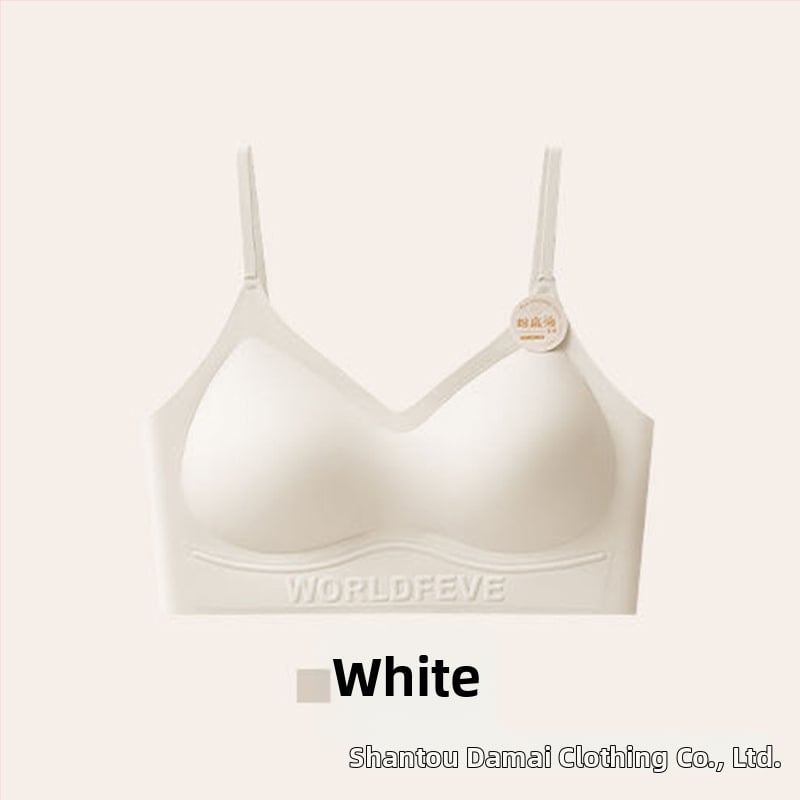 Nylon seamless melltartó 3/4-es kosár, pamut alakformáló kosár, spandex bélés, anti-statikus, rögzített dupla vállpántok