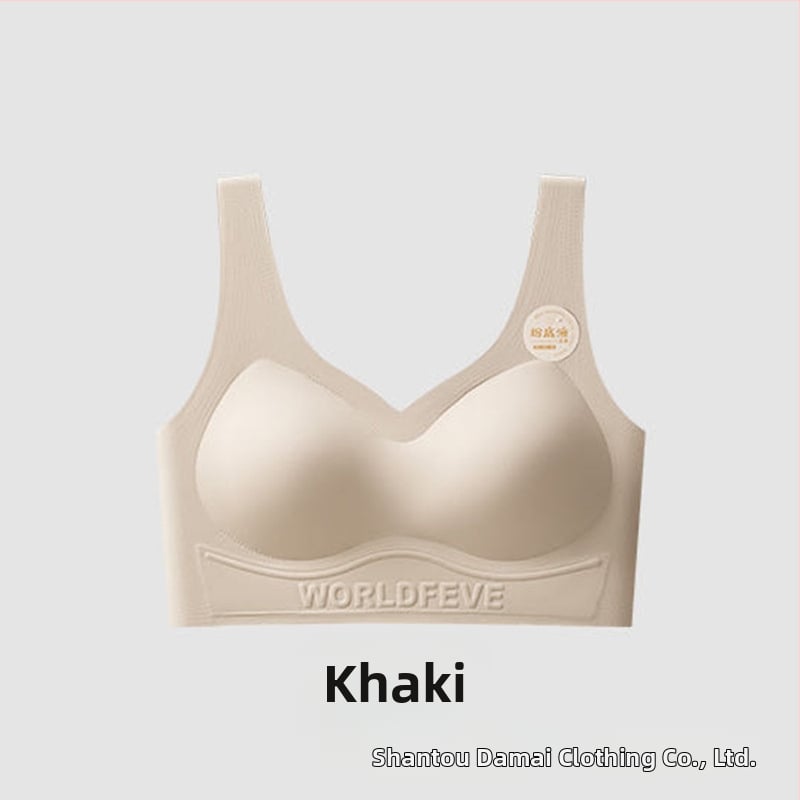 Nylon seamless melltartó 3/4-es kosár, pamut alakformáló kosár, spandex bélés, anti-statikus, rögzített dupla vállpántok