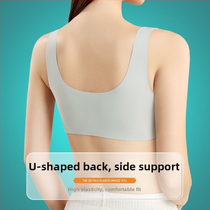 Νάιλον χωρίς ραφές, χωρίς καλώδια, με επένδυση και πλήρεις καλυπτικές κάψες, Push-Up, διαπνέον και άνετο