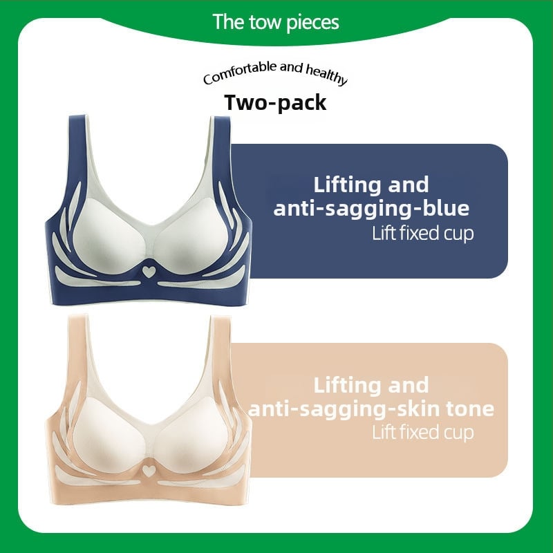 Νάιλον χωρίς ραφές, χωρίς καλώδια, με επένδυση και πλήρεις καλυπτικές κάψες, Push-Up, διαπνέον και άνετο