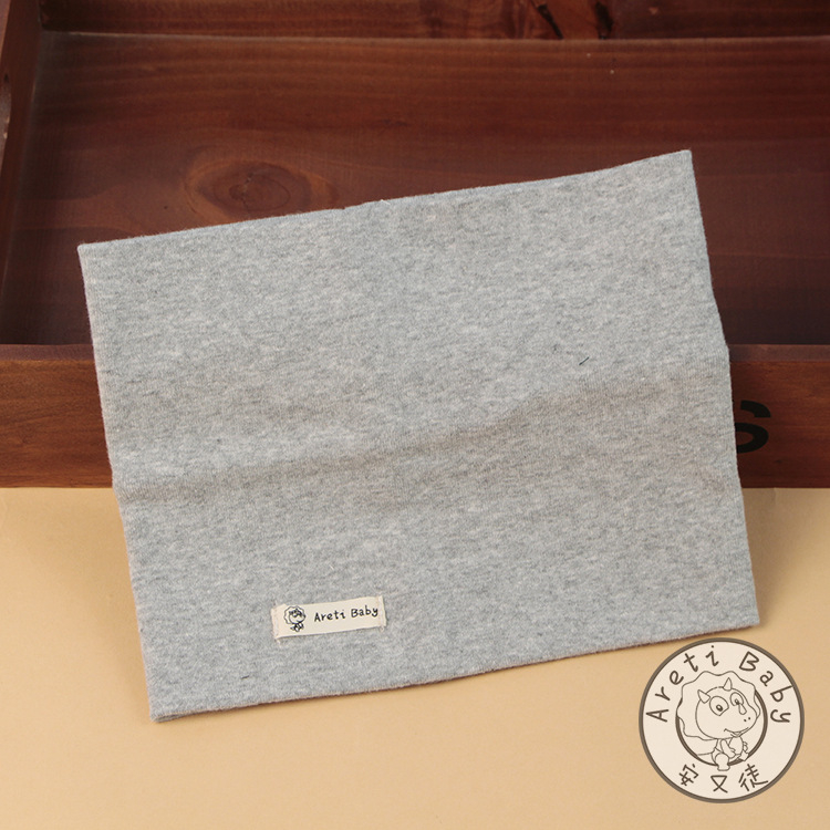 Detský bavlnený šál — teplý, jednofarebný, pletený