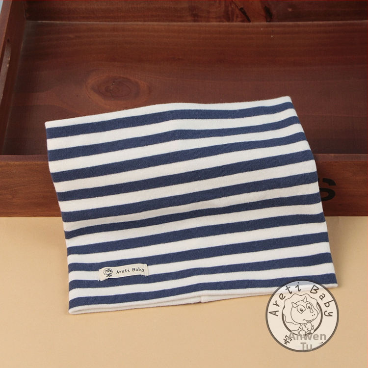 Detský bavlnený šál — teplý, jednofarebný, pletený