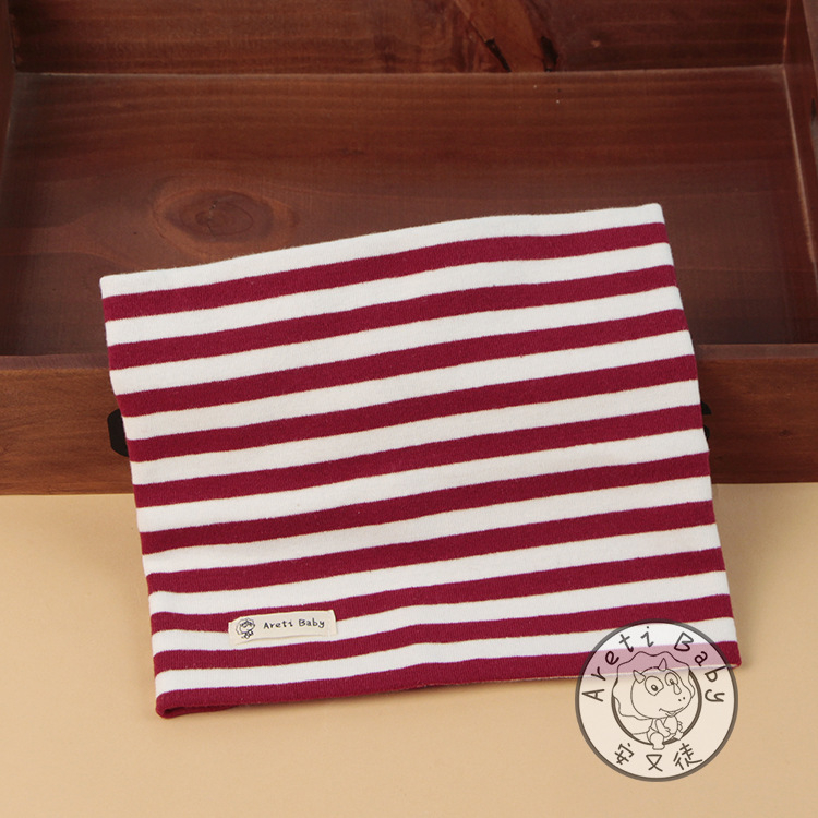 Detský bavlnený šál — teplý, jednofarebný, pletený