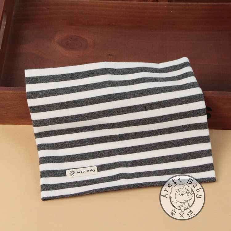 Detský bavlnený šál — teplý, jednofarebný, pletený