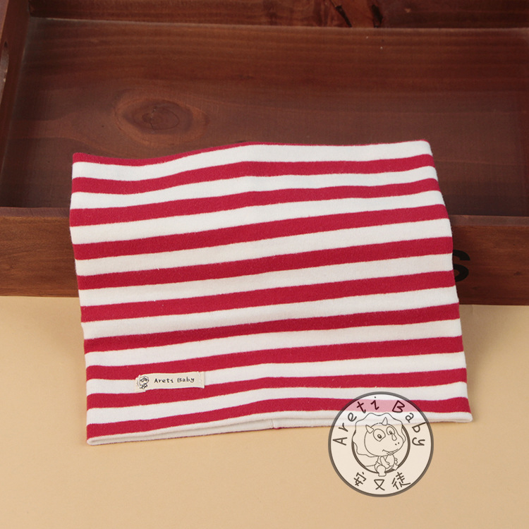 Detský bavlnený šál — teplý, jednofarebný, pletený