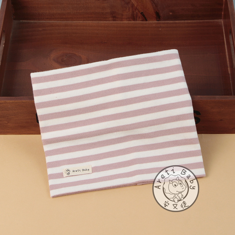 Detský bavlnený šál — teplý, jednofarebný, pletený