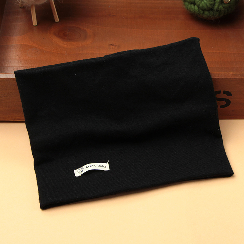 Detský bavlnený šál — teplý, jednofarebný, pletený