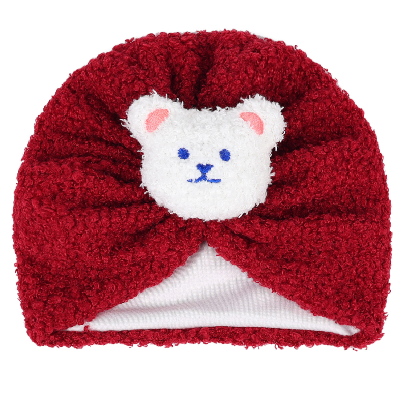Dječja kapa s kapuljacom, Teddy velur, crtani stil, poliester tkanina, tie-dye završna obrada