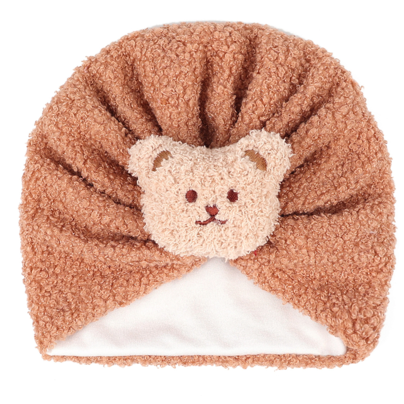 Dječja kapa s kapuljacom, Teddy velur, crtani stil, poliester tkanina, tie-dye završna obrada