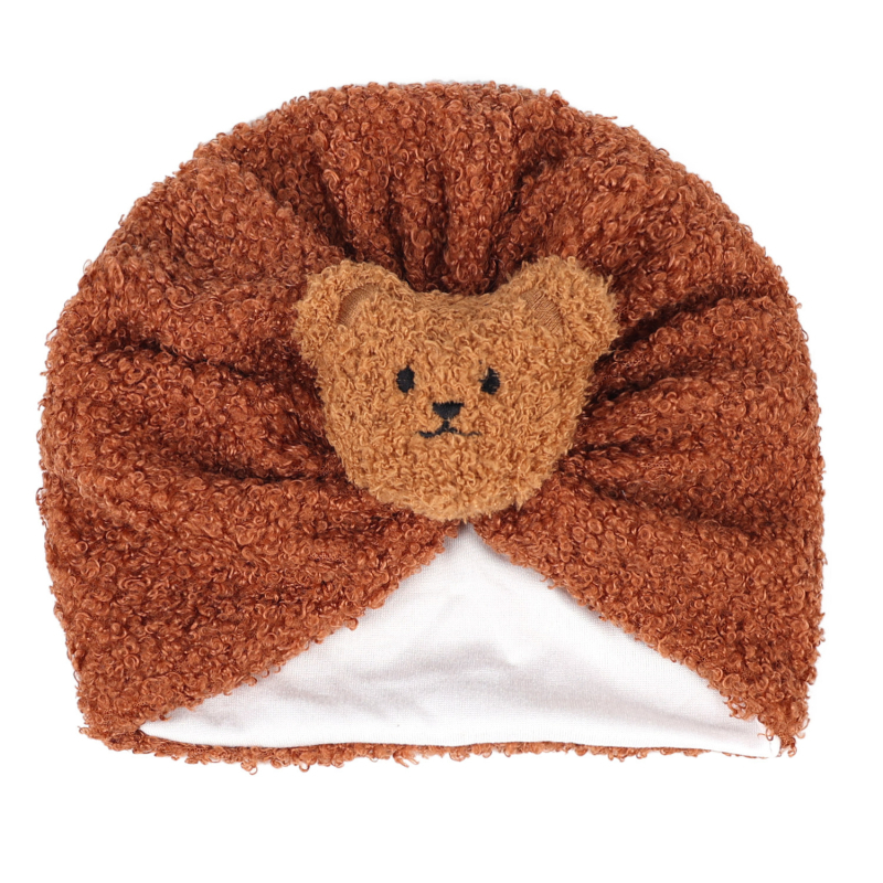 Dječja kapa s kapuljacom, Teddy velur, crtani stil, poliester tkanina, tie-dye završna obrada