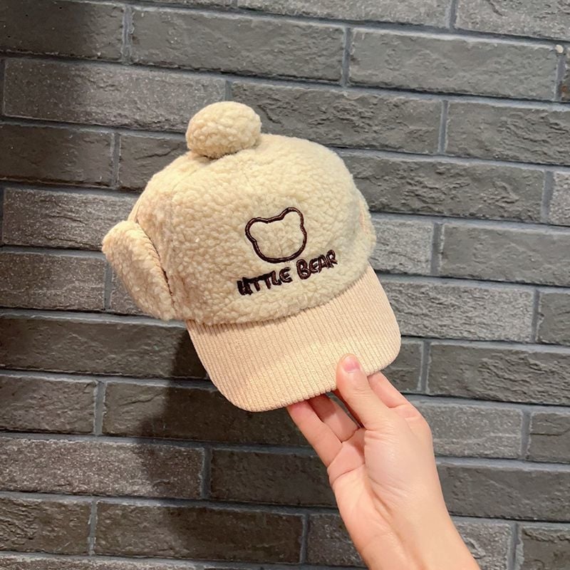 Bērnu ziemas cepure ar ausu aizsardzību, universāla, ar platām malām, silta un vēja izturīga