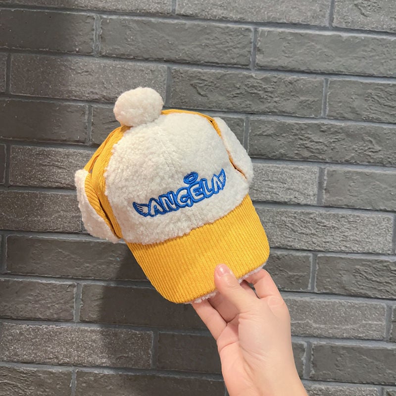 Bērnu ziemas cepure ar ausu aizsardzību, universāla, ar platām malām, silta un vēja izturīga