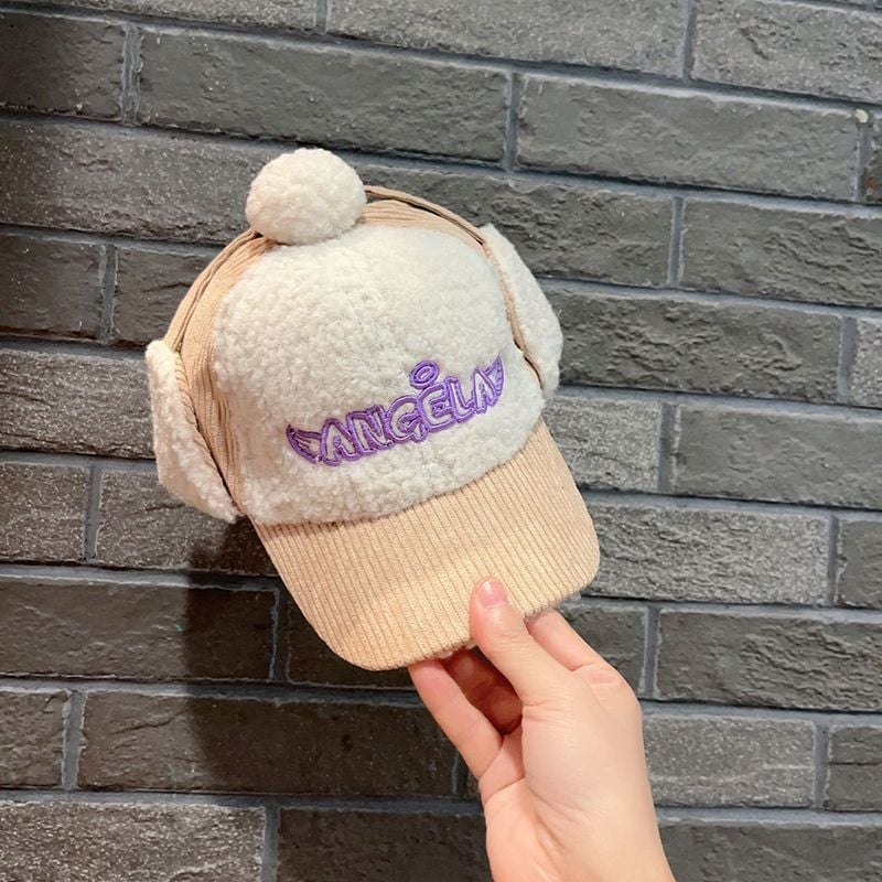 Bērnu ziemas cepure ar ausu aizsardzību, universāla, ar platām malām, silta un vēja izturīga