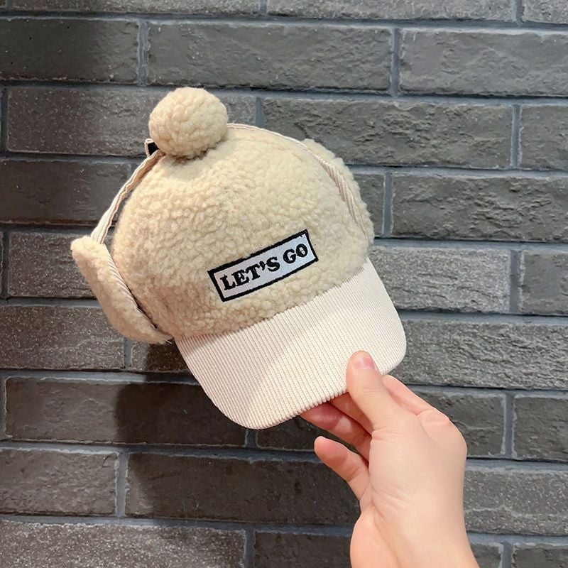 Bērnu ziemas cepure ar ausu aizsardzību, universāla, ar platām malām, silta un vēja izturīga